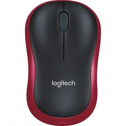 Logitech M185 Kablosuz Mouse-Kırmızı